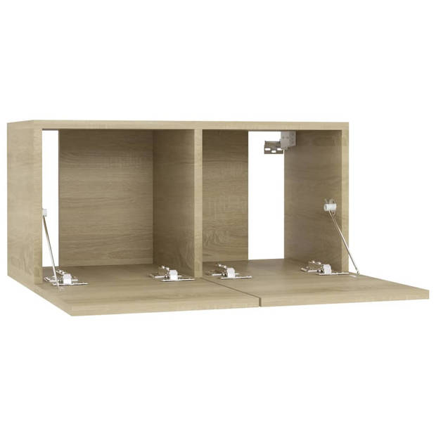 vidaXL Tv-hangmeubel 60x30x30 cm sonoma eikenkleurig