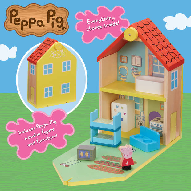 Peppa Pig houten speelhuis