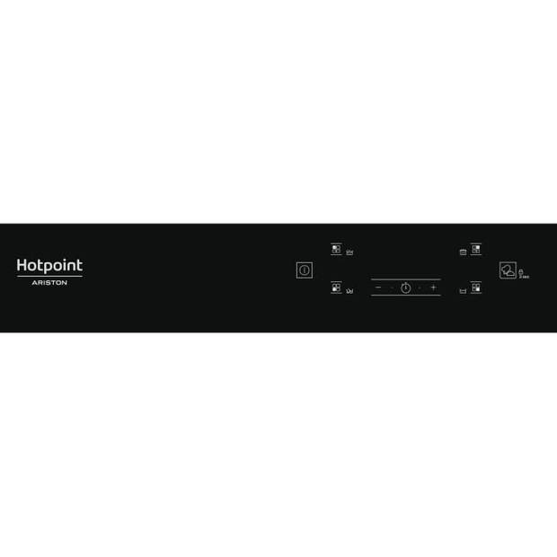 HOTPOINT - HQ5660SNE - Inductiekookplaat - 4 branders - 7200W - L60 cm - Zwarte glascoating