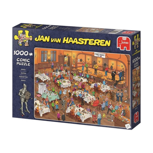 Jan van Haasteren - Puzzelset - Darts 1000 stukjes & Cruise Ship 1000 Stukjes