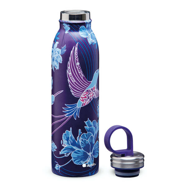 Aladdin - Chilled Thermavac Drinkfles 550 ml - X Naito Riverside Indigo - Roestvast Staal - Multicolor