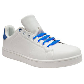 8x Shoeps XL elastische veters kobalt blauw brede voeten - Schoenveters