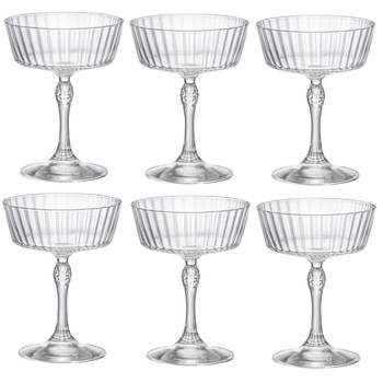 Bormioli Rocco Cocktailglazen America 20's 270 ml - 6 stuks