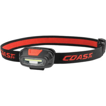 Coast hoofdlamp FL13R 270 lumen oplaadbaar led zwart/rood