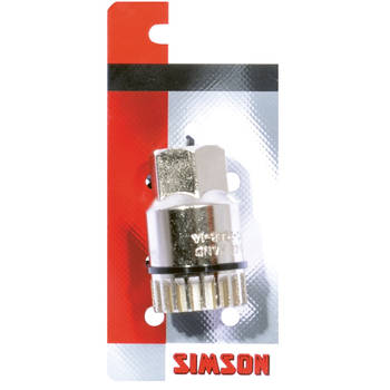 Simson bracketafnemer 2V kettingblad B1 staal zilver