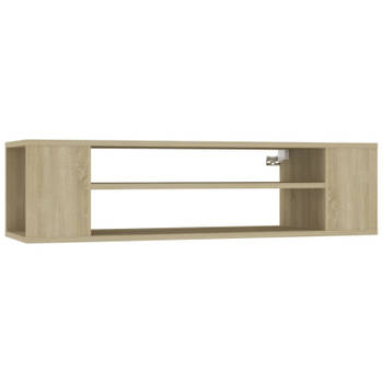 vidaXL Tv-hangmeubel 100x30x26,5 cm bewerkt hout sonoma eikenkleurig