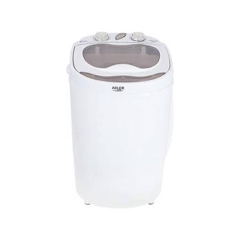 Adler AD8055 - Mini wasmachine met centrifuge - Wit