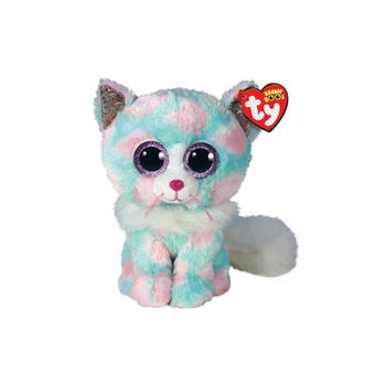 Ty Beanie Boo's knuffel kat Opal - 15 cm