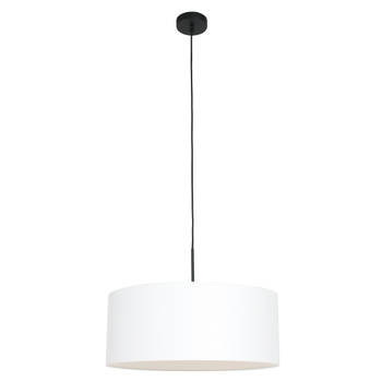 Steinhauer Hanglamp Sparkled light 8151zw zwart witte kap