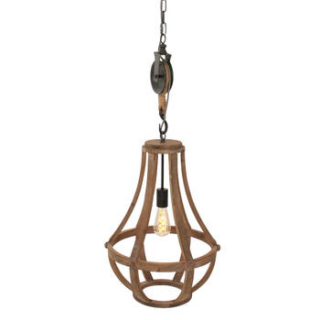 Blokker Anne Light & home Hanglamp liberty bell 1349be beige aanbieding