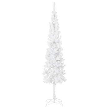 The Living Store Kerstboom Smal - 210 cm - PVC/Staal