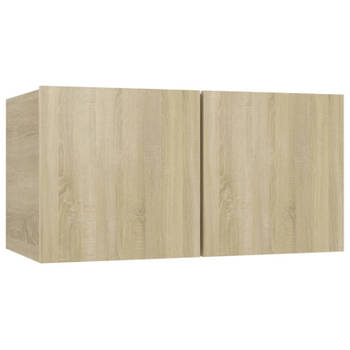 vidaXL Tv-hangmeubel 60x30x30 cm sonoma eikenkleurig