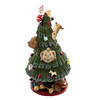 Clayre & Eef Muziekdoos kerstboom Ø 12*24 cm 6PR4735