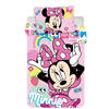 Disney Minnie Mouse BABY Dekbedovertrek Pink Bow - 100 x 135 cm - Katoen
