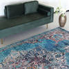Vloerkleed vintage 200x300cm blauw perzisch oosters tapijt