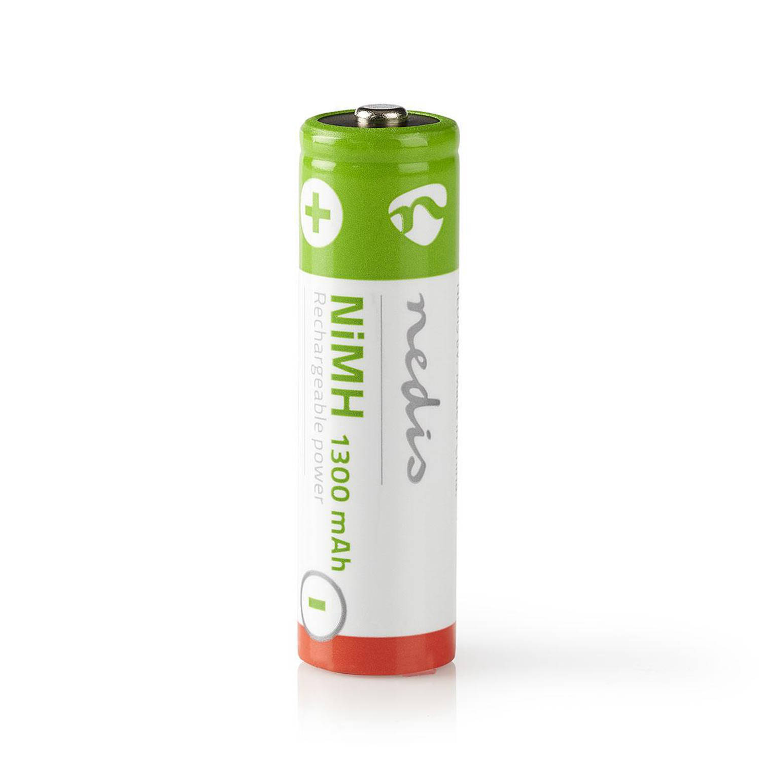Nedis Oplaadbare NiMH-Batterij AA - BANM13HR64B - Groen