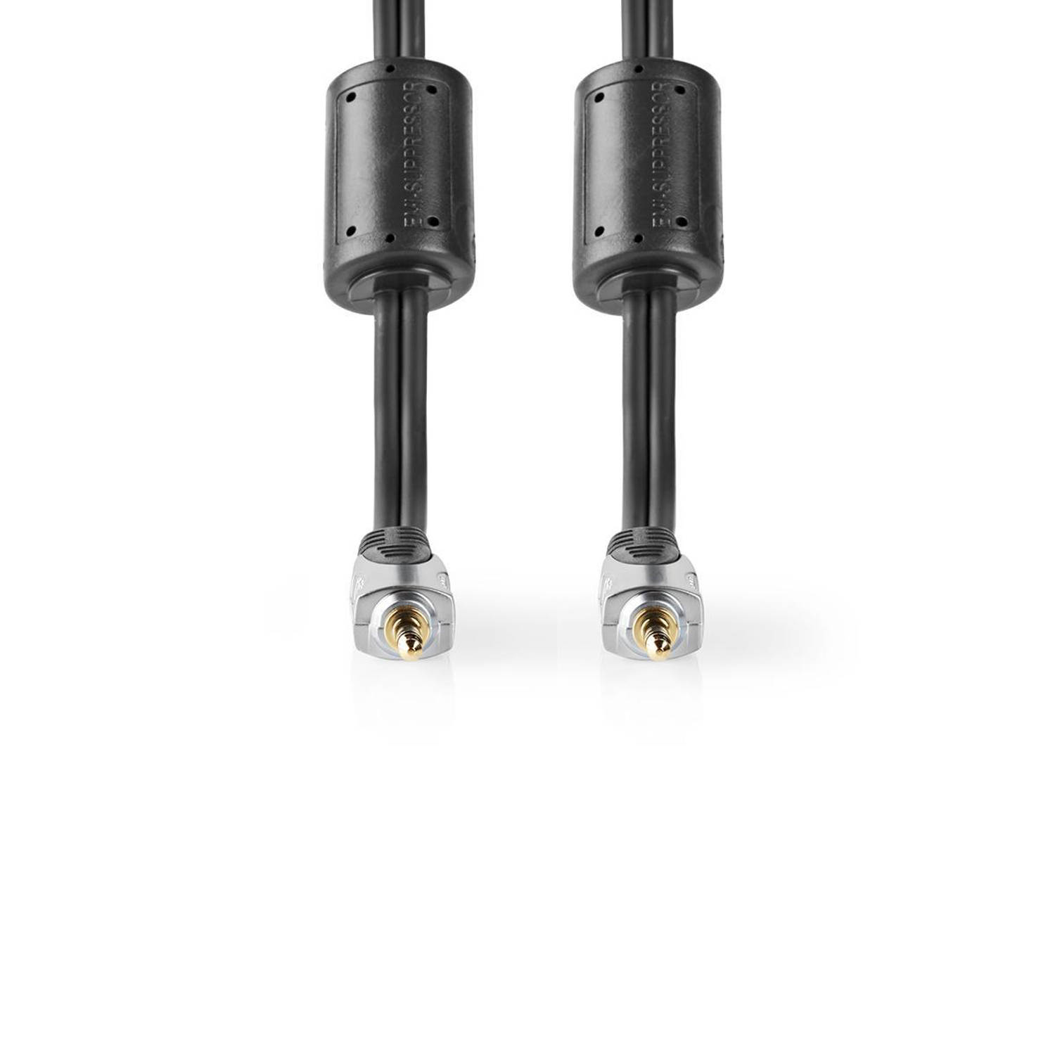 Stereo Audio Cable | 3.5 mm Male 3.5 mm Male | 5.00 m | Anthracite