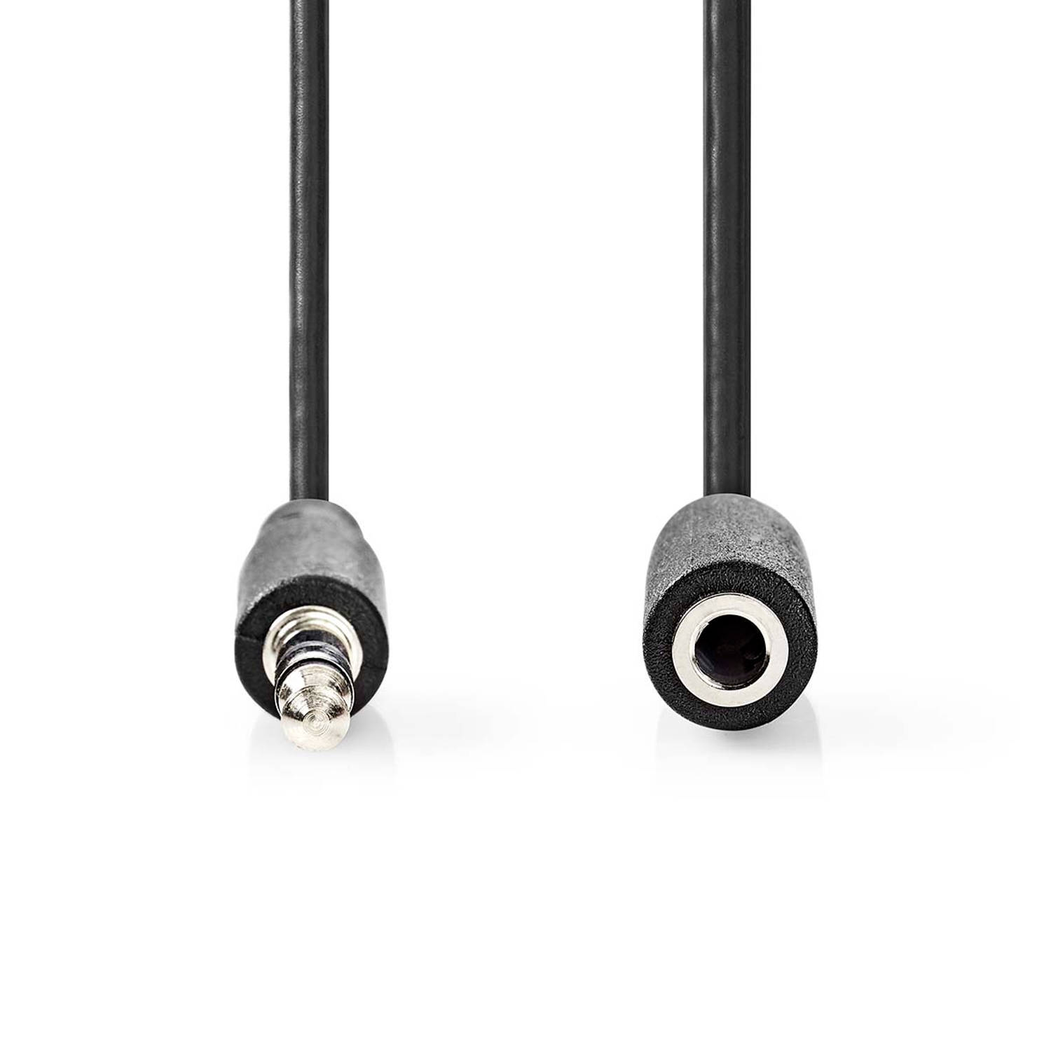Stereo-Audiokabel met Volumeregeling | 3,5 mm Male 3,5 mm Female | 1,0 m | Zwart