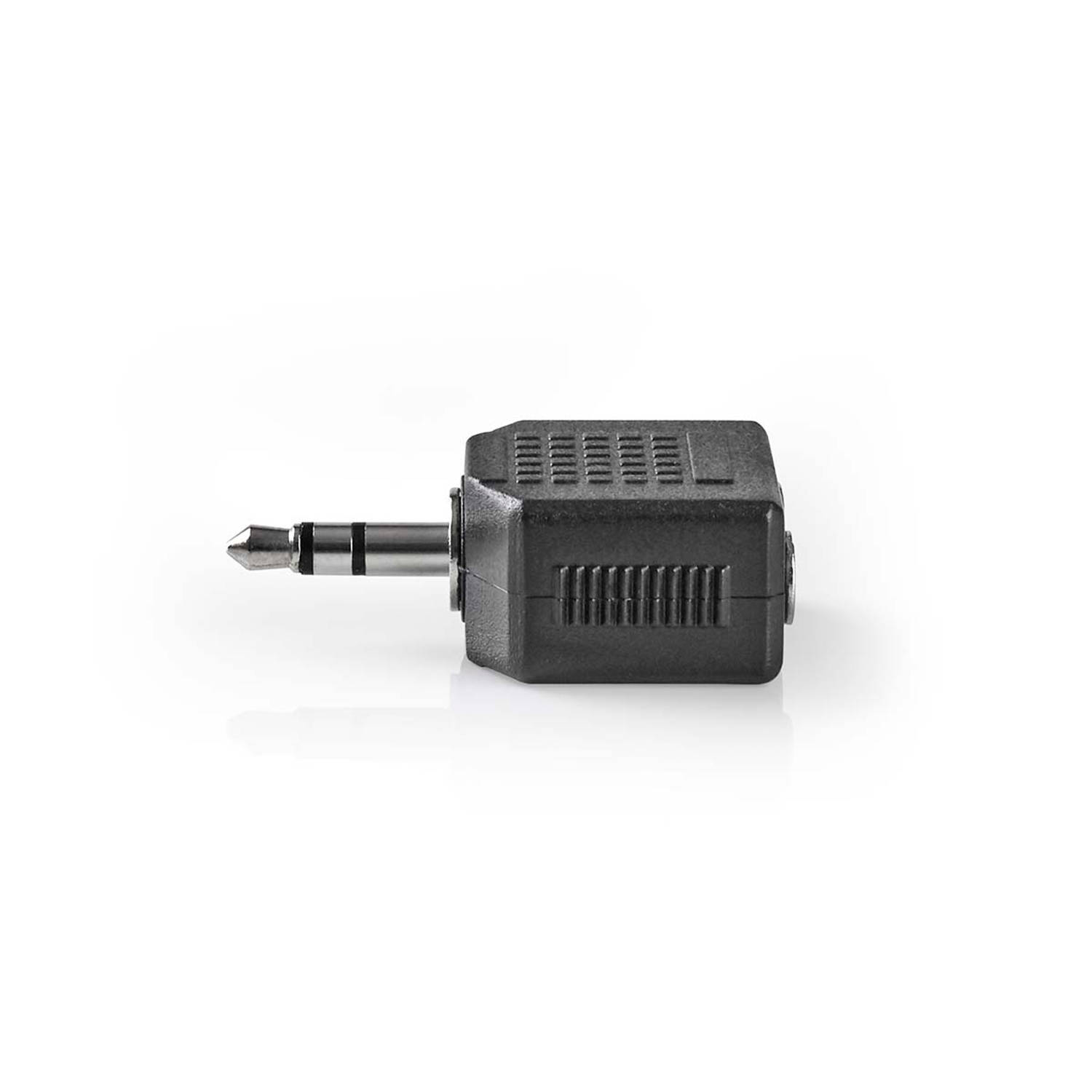 Stereo-Audioadapter | 3,5 mm Male 2x 3,5 mm Female | Zwart