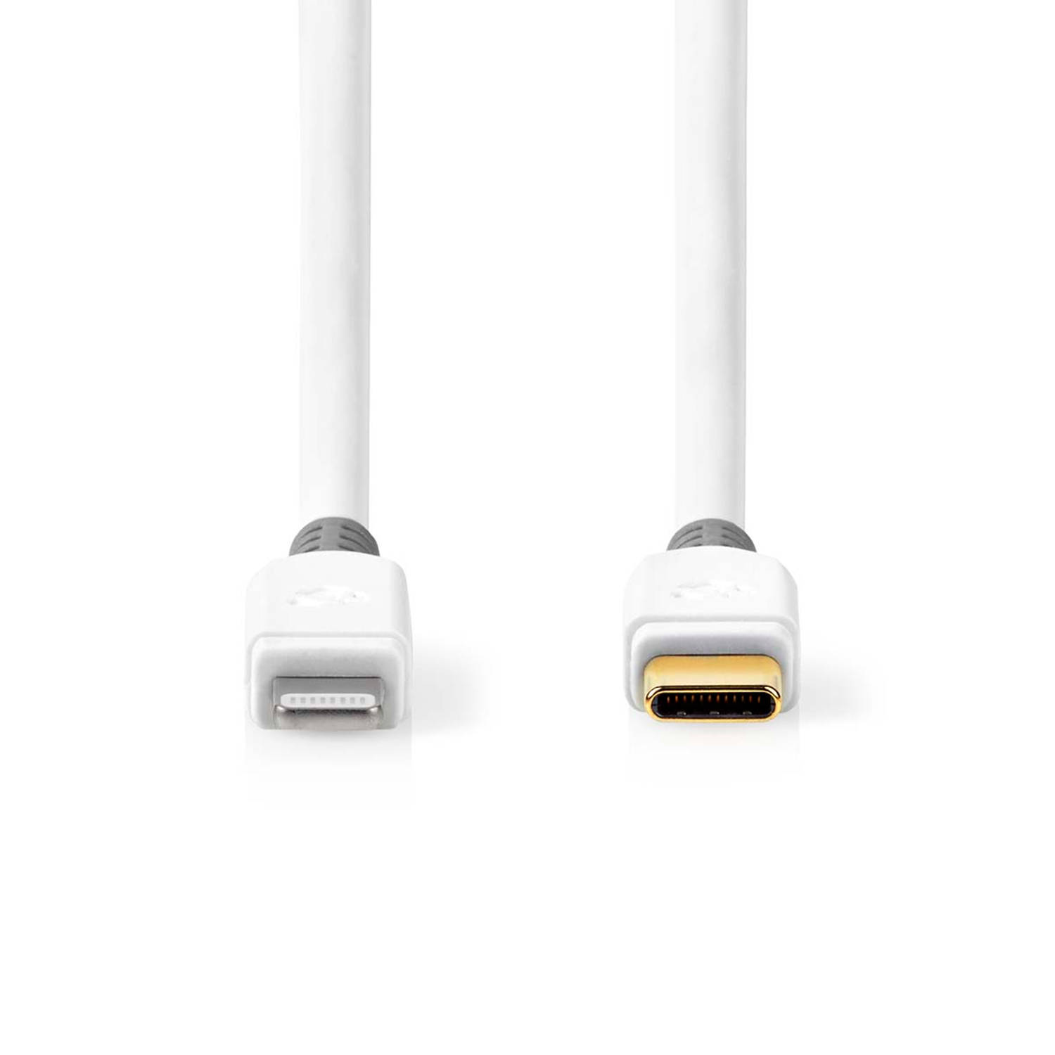 Apple Lightning-Kabel | Apple Lightning 8-Pins Male USB-C | 1,00 m | Wit