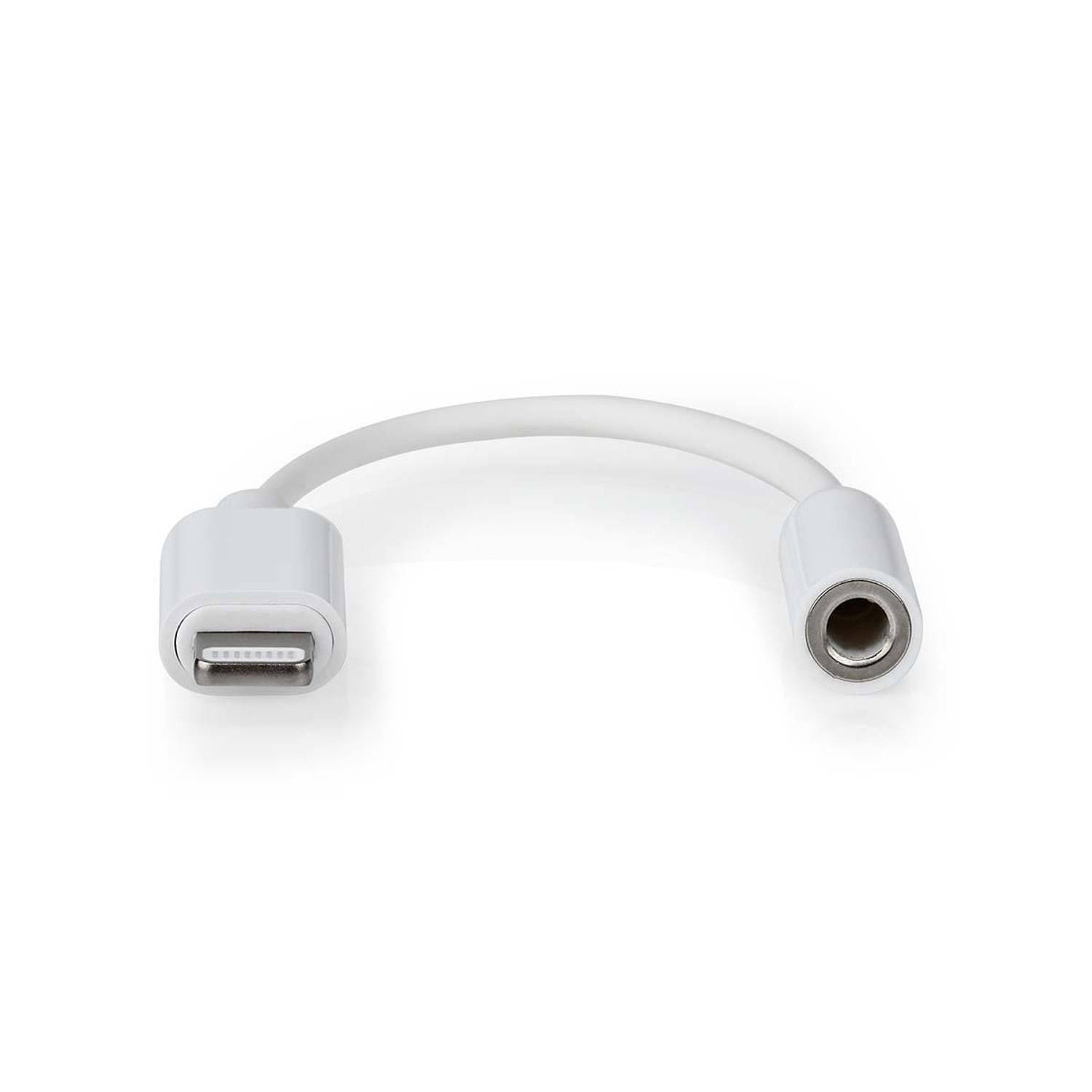 Nedis CCGP39950WT01 adapter Apple Lightning 8-Pins 3,5 mm female 0.10m