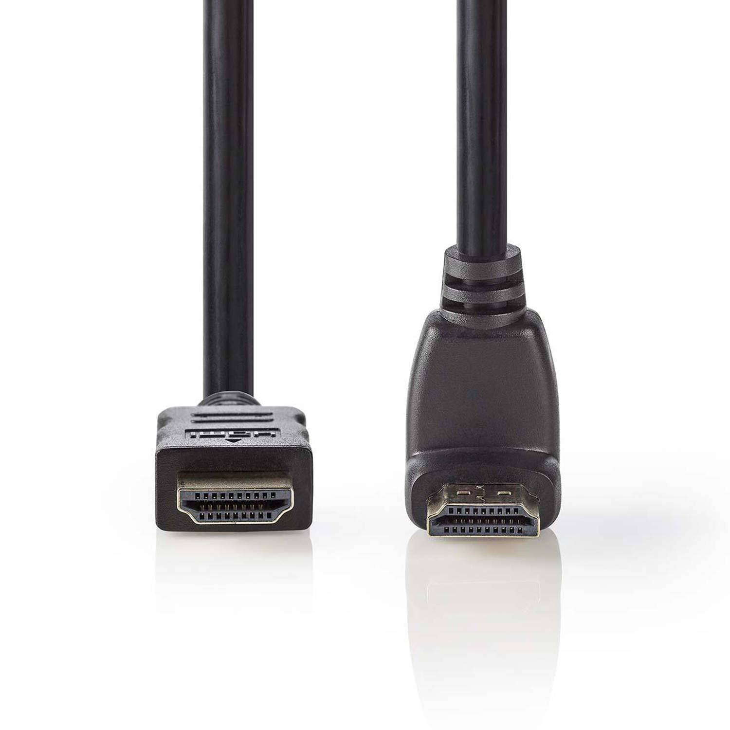 High Speed HDMI™-kabel met Ethernet | HDMI™-connector HDMI™-connector 90° haaks | 1,5 m | Z