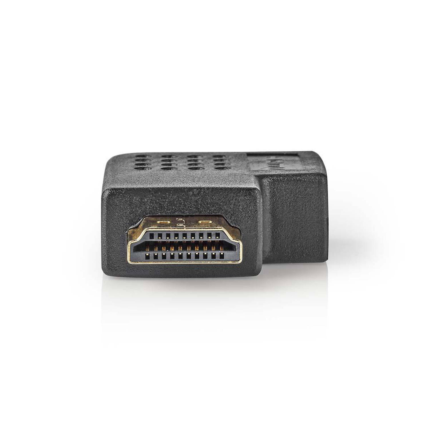 HDMI™-Adapter | HDMI™-Connector HDMI™ Female | Rechts Gehoekt | Zwart