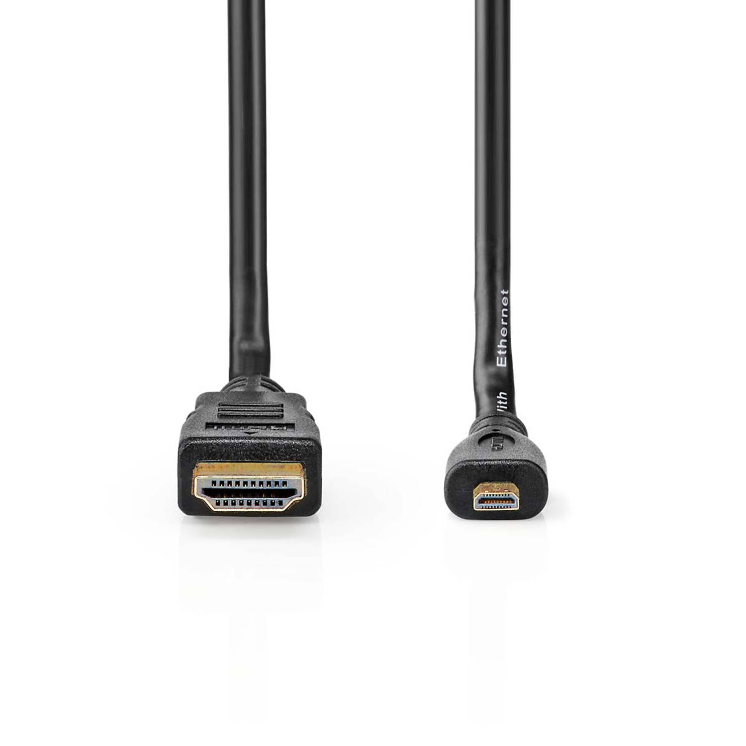 High Speed HDMI™-Kabel met Ethernet | HDMI™-Connector HDMI™-microconnector | 2,0 m | Zwart
