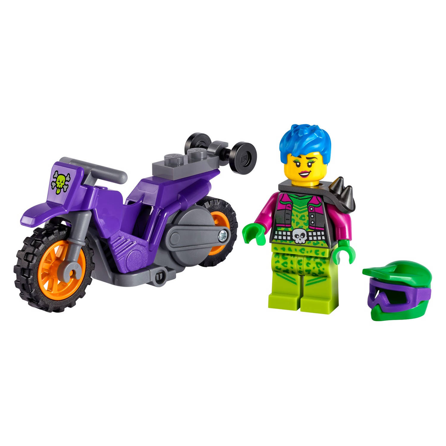 Lego City Stuntz 60296 Wheelie Stuntmotor