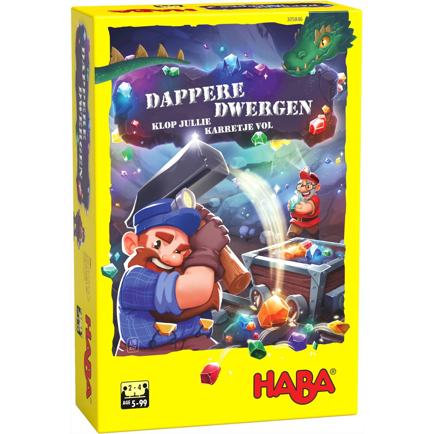 Haba gezelschapsspel Dappere Dwergen (NL) 122 delig