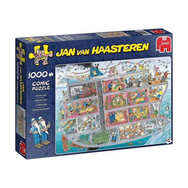 Jan van Haasteren - Puzzelset - Darts 1000 stukjes & Cruise Ship 1000 Stukjes