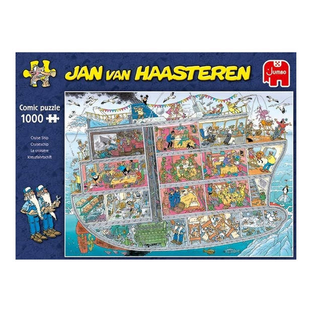 Jan van Haasteren - Puzzelset - Darts 1000 stukjes & Cruise Ship 1000 Stukjes