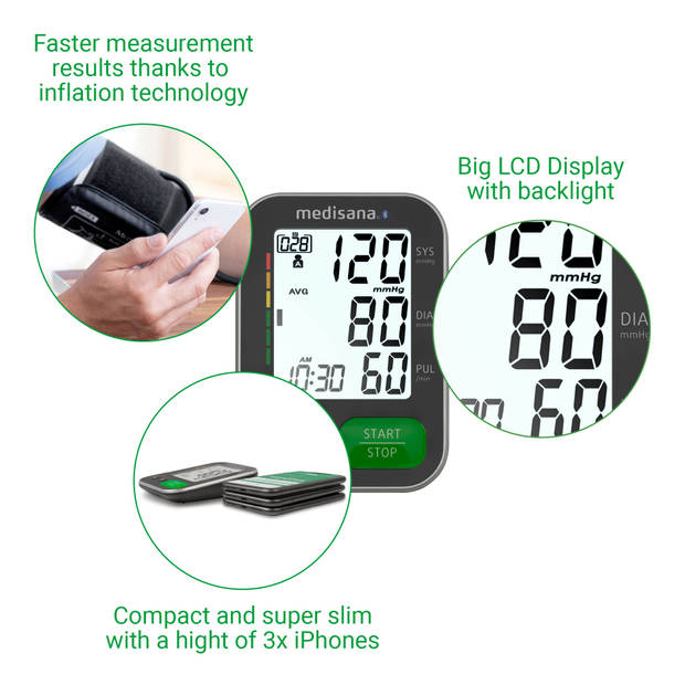 medisana BU 570 CONNECT - Bovenarm bloeddrukmeter