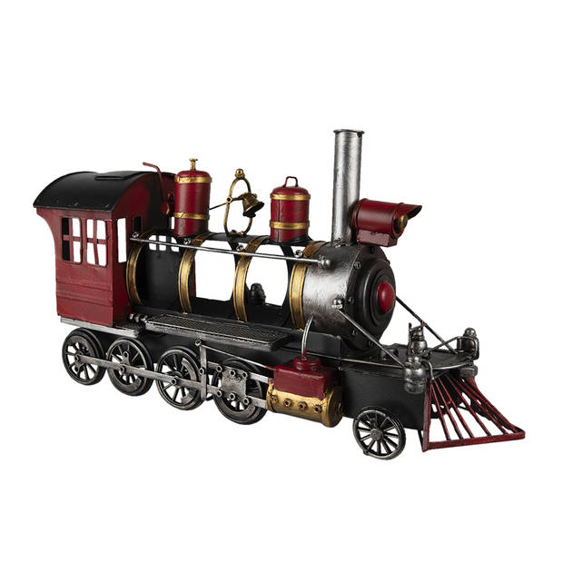 Clayre & Eef Rode Model locomotief 42*13*23 cm 6Y4615