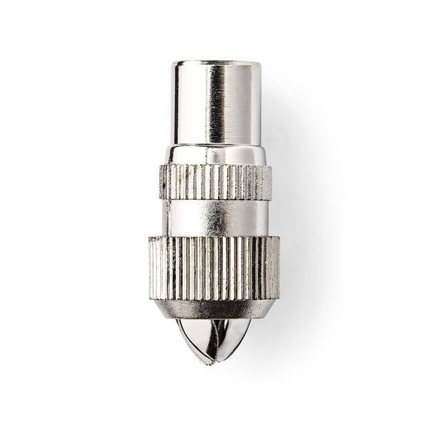 Nedis IEC (Coax) Connector - CSGP40902ME - Zilver