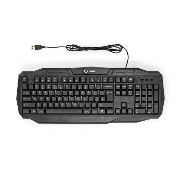 Nedis Bedraad Gaming Toetsenbord - GKBD100BKUS