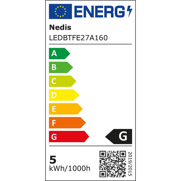 Nedis LED-Filamentlamp E27 - LEDBTFE27A160 - Transparant