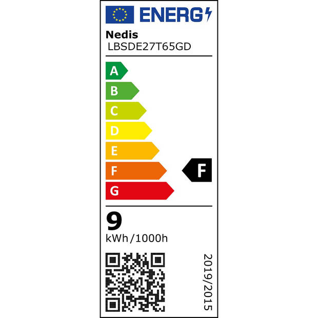 Nedis LED-Filamentlamp E27 - LBSDE27T65GD - Transparant