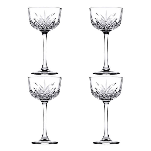 Pasabahce Cocktailglas Timeless 16 cl - Transparant 4 stuks