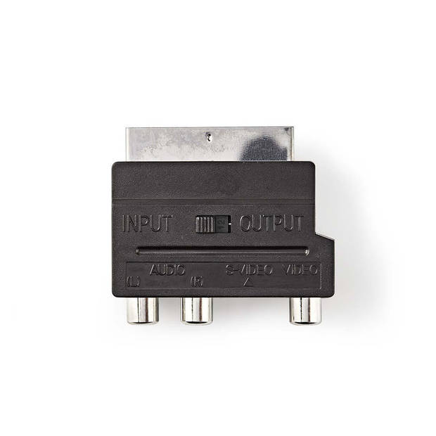 Nedis SCART-Adapter - CVGP31902BK - Zwart