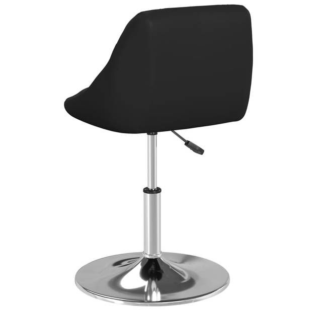 vidaXL Eetkamerstoelen 6 st kunstleer zwart