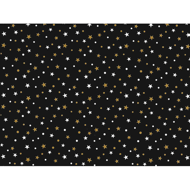 GOLDEN WINTERTIME cadeaupapier - Assortiment Kerstpapier Inpakpapier voor kerstmis - 200 x 70 cm - 3 rollen