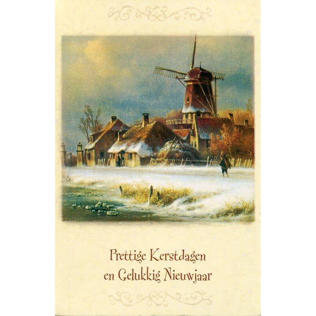 Dubbele Kerstkaarten Assorti 3 - 30 stuks