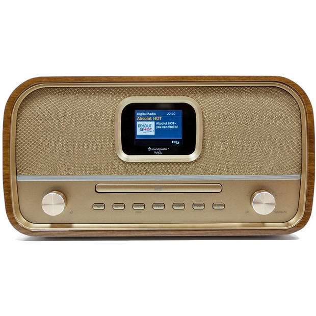 Soundmaster DAB+ FM radio met Bluetooth NMCDAB990 (Goud)