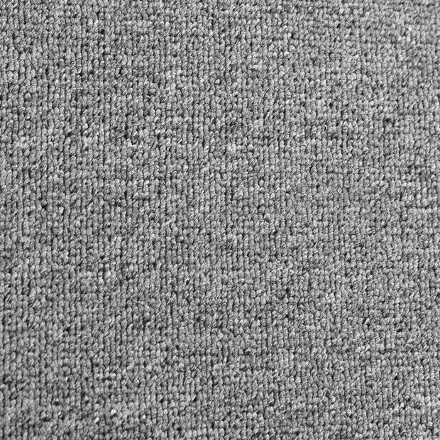 The Living Store Tapijtloper Donkergrijs 80 x 300 cm - Genaaldvilte stof - 3 mm poolhoogte