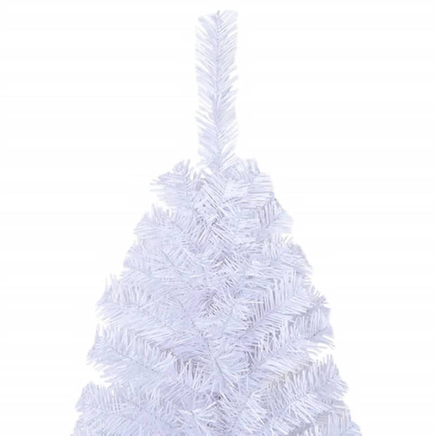 vidaXL Kunstkerstboom met dikke takken 120 cm PVC wit