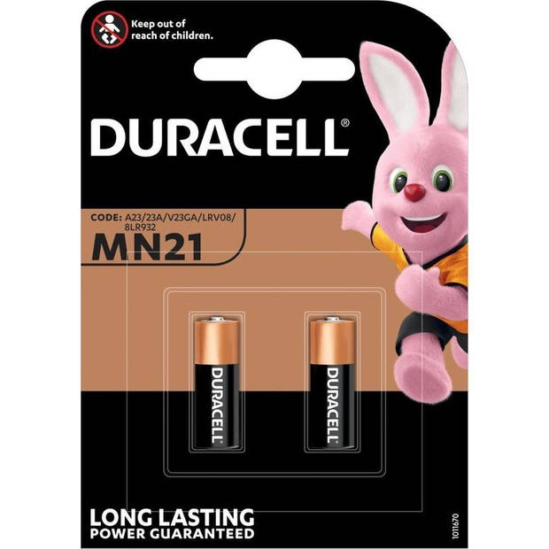 Duracell 10 stuks BATTERIJ MN21/A23 - 12 V Long lasting - Langdurig 10 stuks