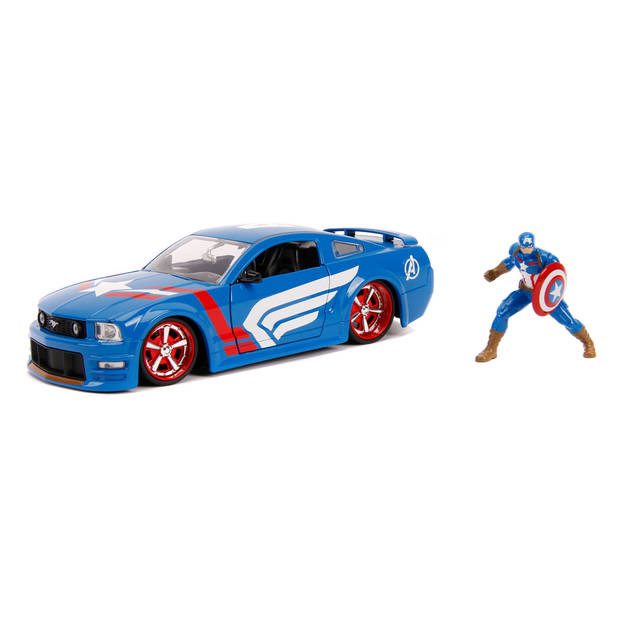 JADA auto Marvel Captain America Ford Mustang GT 1:24 die-cast