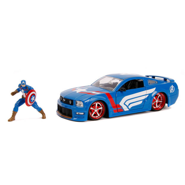 JADA auto Marvel Captain America Ford Mustang GT 1:24 die-cast