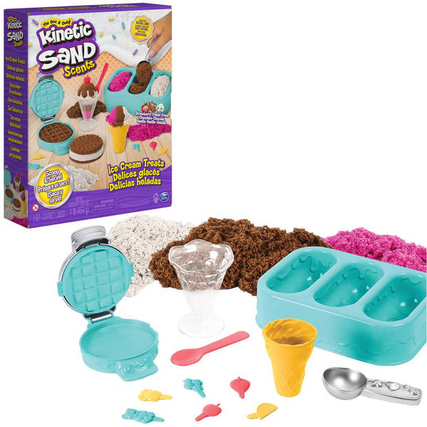 Spin Master speelset Kinetic Sand Ice Cream 50 gram 16-delig